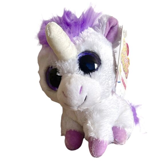 Wild Republic Unicorn Plush Mini  Sweet Sassy Stuffed Animal Toy Glitter Eyes 5" - Picture 2 of 15